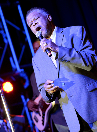 Joe Ligon of the Mighty Clouds of Joy performs during the Gospel Brunch on day 1 of the IEBA 2013 Conference in Nashville, Tenn., on Oct. 20, 2013.Rick Diamond/Getty Images for IEBA